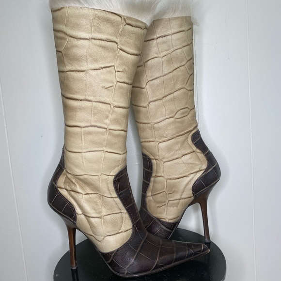 AUTHENTIC GIUSEPPE ZANOTTI FUR BOOTS - Picture 2 of 11